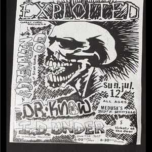 The Exploited Total Chaos Punk Not Dead  Sweatshirt Vintage Punk Style